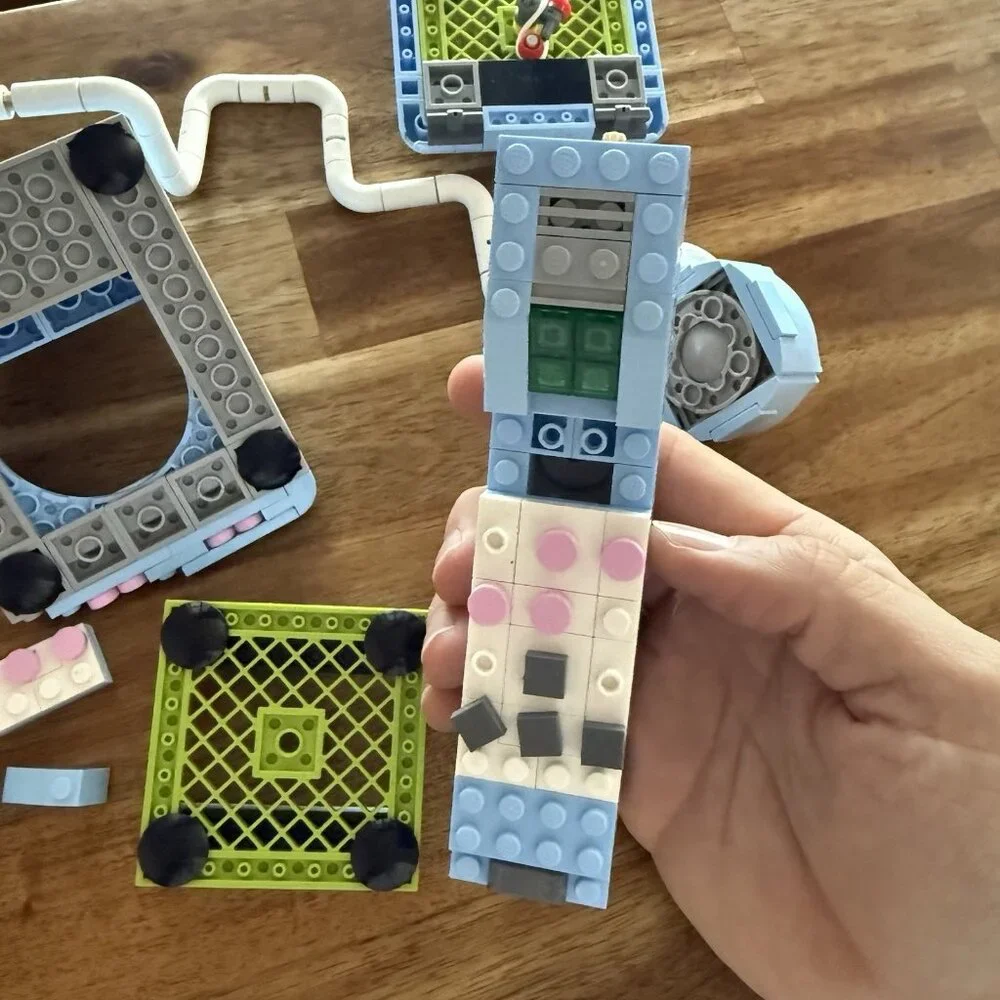 Lego Creator Pieces Blue Telephone.‎ INCOMPLETE SET / MISSING PIECES - AS IS
